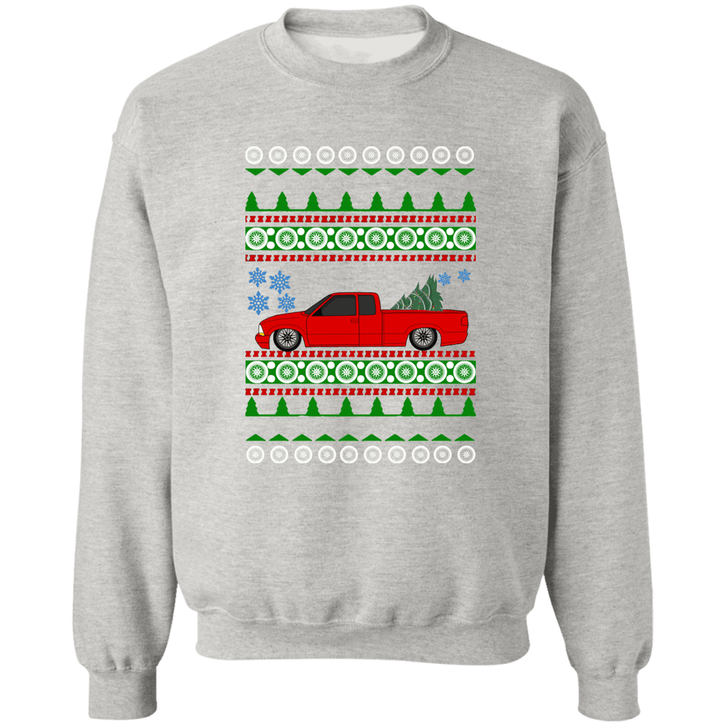 2nd Generation S10 Extended Cab Lowrider Ugly Christmas Sweater Sweatshirt