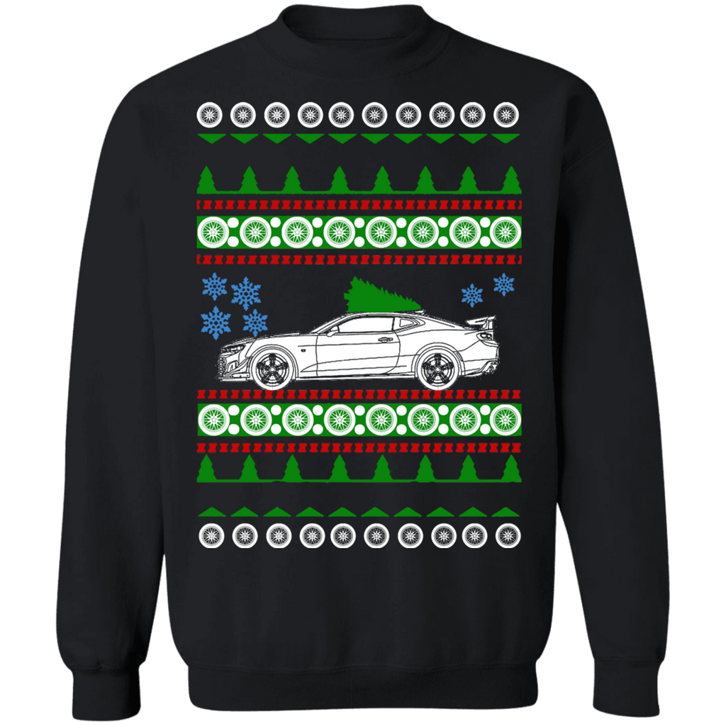 Hot Rod Chevy Camaro ZL1 1LE ugly christmas sweater sweatshirt sweatshirt
