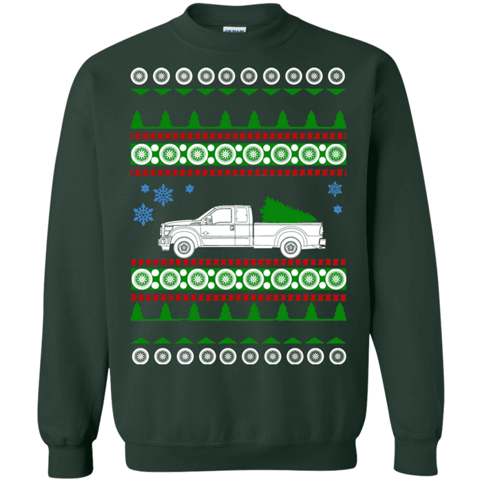 Ford F350 dually pick up ugly christmas sweater sweatshirt