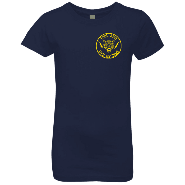 Tiger's Head Vintage Gas Station Logo Tool and Dye girls t-shirt