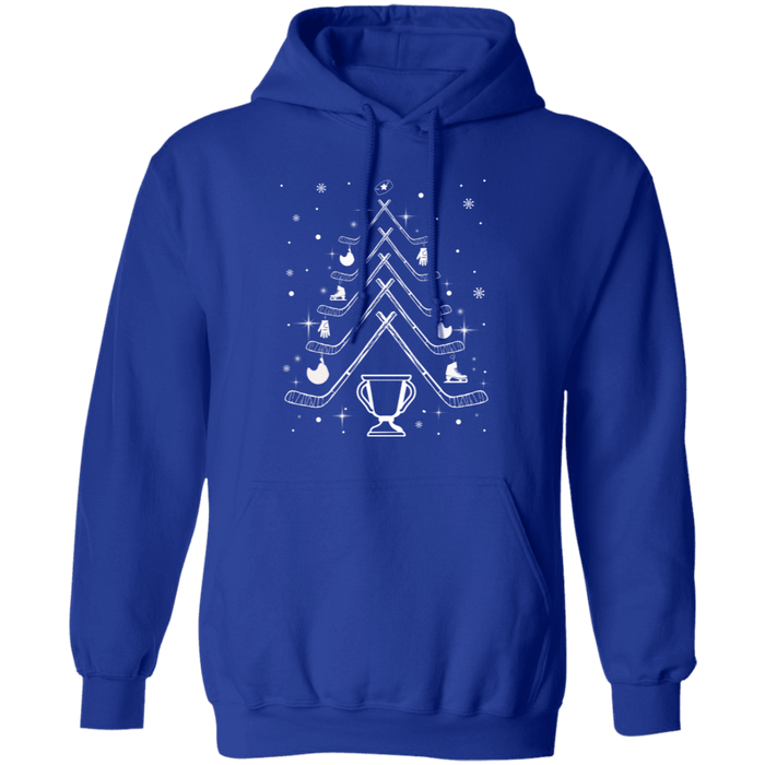 Hockey Christmas Tree Hoodie Ugly Christmas Sweater sweatshirt