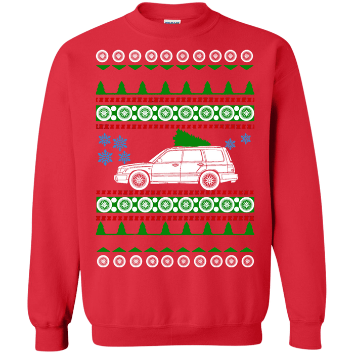 Japanese Car Ugly Christmas Sweater Forester sweatshirt