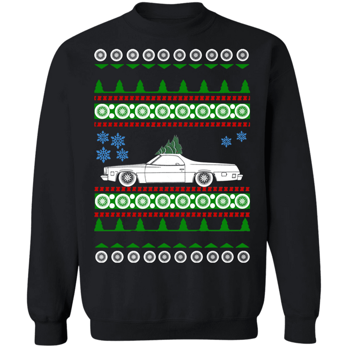 Chevy El Camino 4th gen ugly christmas sweater