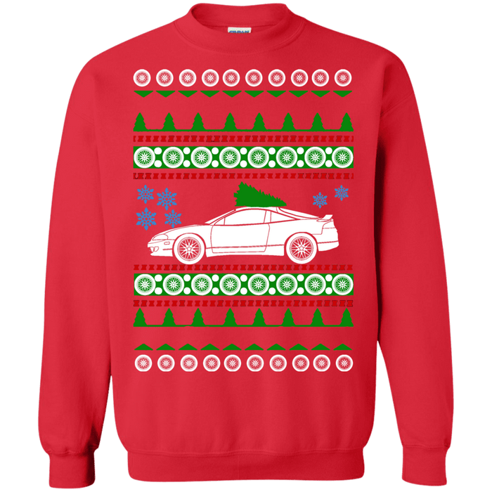 Mitsubishi Eclipse 1997 GSX 2nd generation Ugly Christmas Sweater sweatshirt