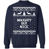 Naughty But Nice Adult Ugly Christmas Sweater sweatshirt