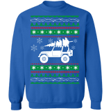 off road american vehicle Ugly Christmas sweater