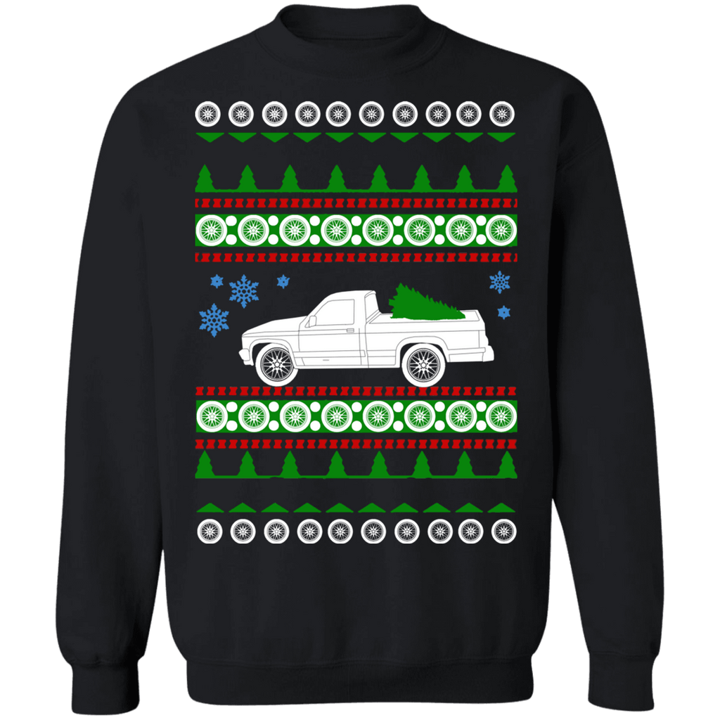 Pick Up Truck american car or truck like a  Dakota 1987 Ugly Christmas Sweater sweatshirt
