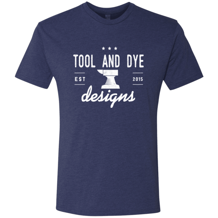 Tool and Dye Classic white logo mens tri-blend