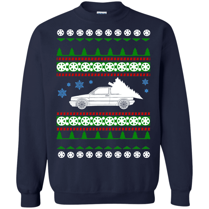 car like a mk2 Golf GTI Ugly Christmas Sweater sweatshirt