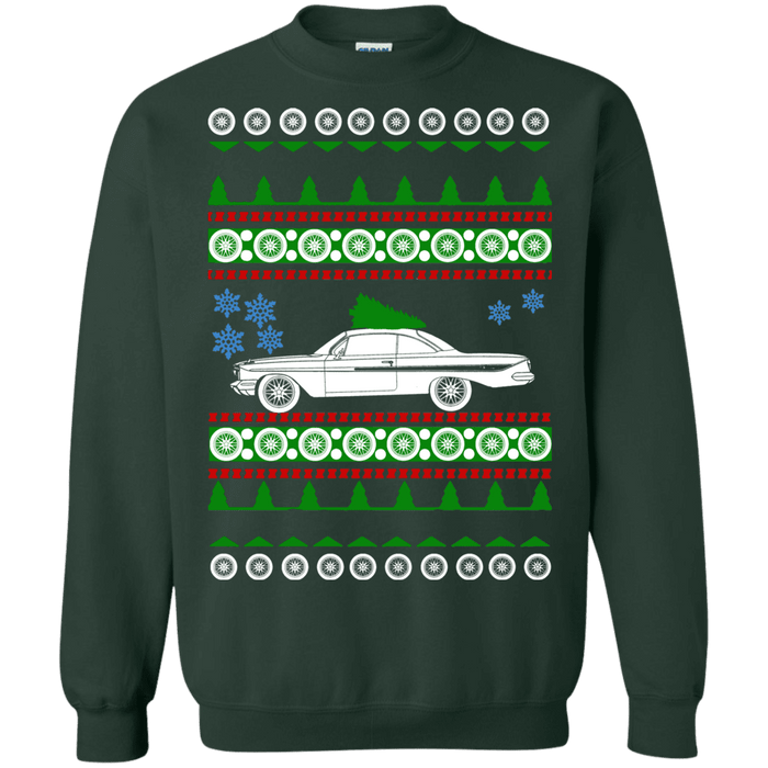 Chevy Impala 1961 Ugly Christmas Sweater sweatshirt