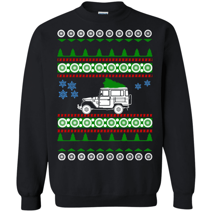 Toyota FJ40 land Cruiser 1978 Ugly Christmas Sweater sweatshirt