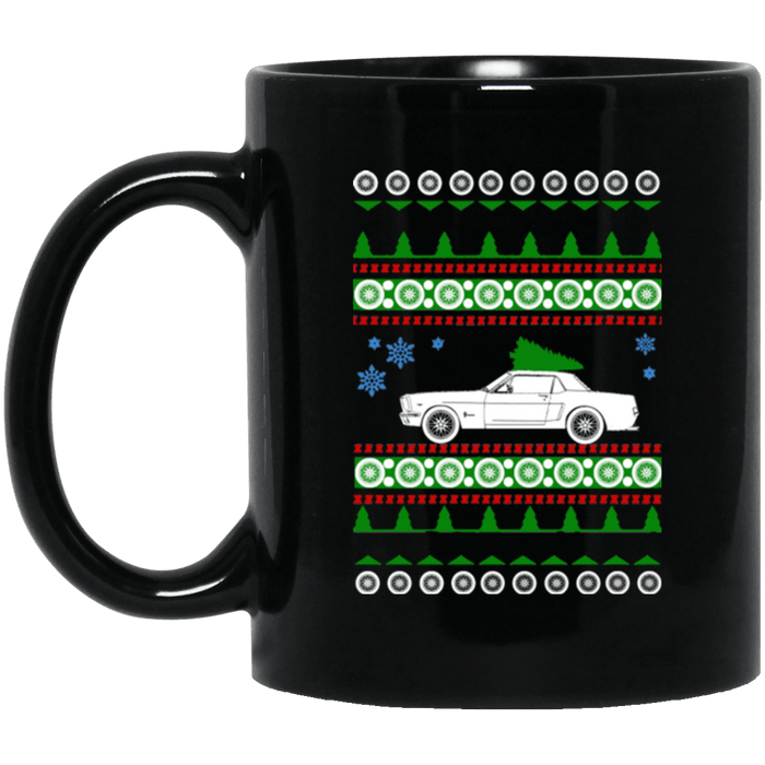 Ford Mustang 1965 Ugly Christmas "sweater" Coffee Mug