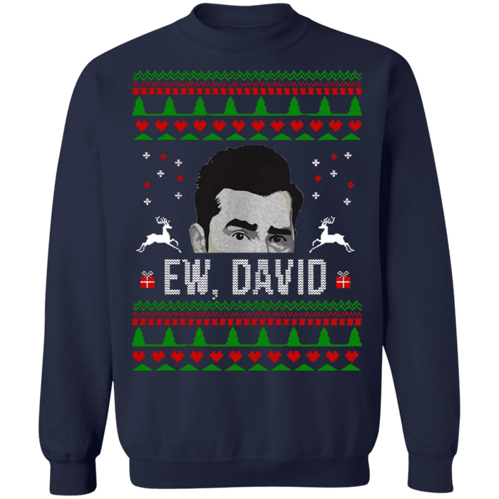 Ew David Schitt's Creek style ugly christmas sweater