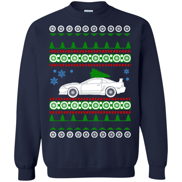 Ford Mustang Cobra R Ugly Christmas Sweater 4th Gen 2000 sweatshirt