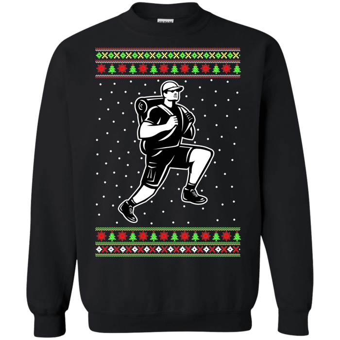 Hiker Hiking Ugly Christmas Sweater sweatshirt