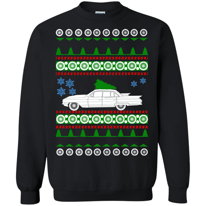 Cadillac DeVille 1961 Ugly Christmas Sweater sweatshirt