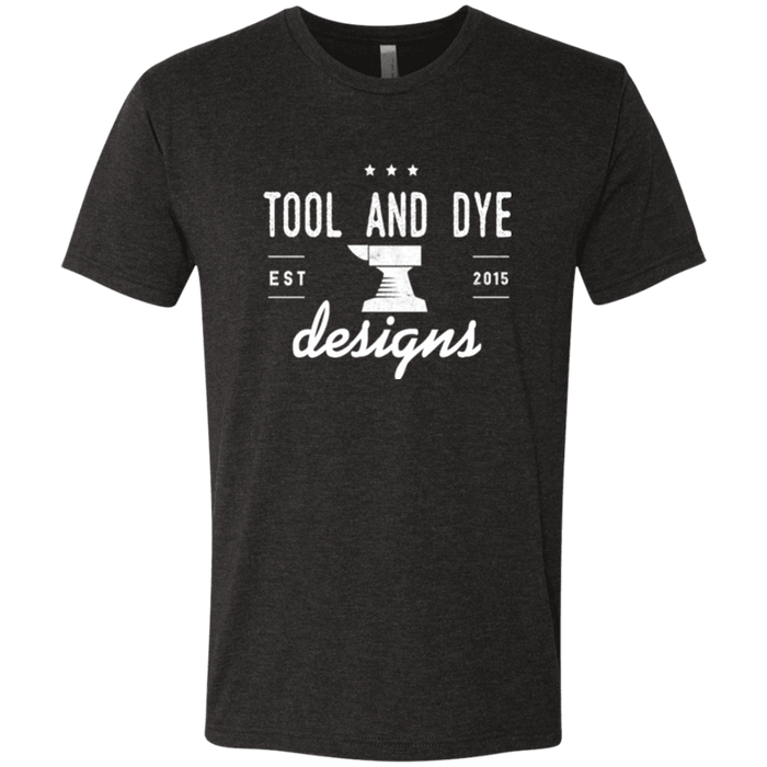 Tool and Dye Classic white logo mens tri-blend