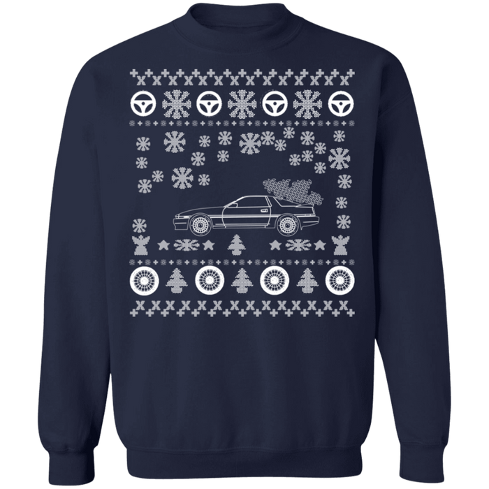 Car like a mk3 Supra ugly christmas sweater V2