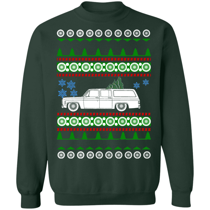 Chevy Suburban 7th gen Ugly christmas sweater v1