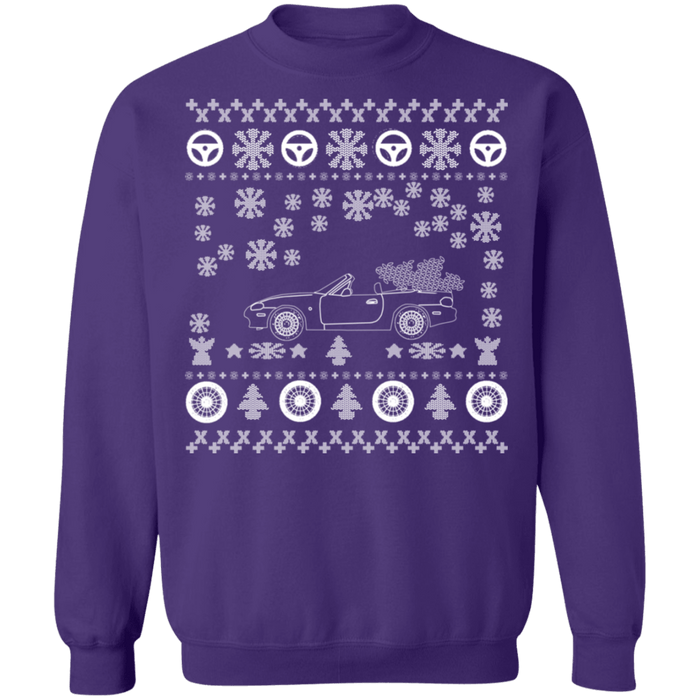 Mazda Miata NB v2 ugly christmas sweater