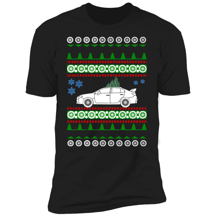 2018 japanese car wrx sti t-shirt ugly christmas sweater