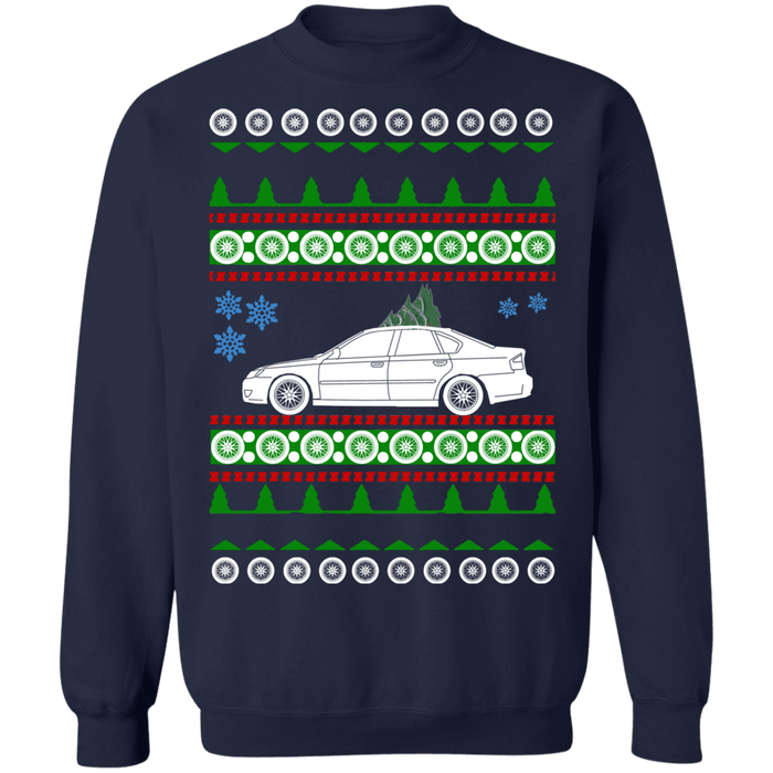 Car like a  Japanese Car Legacy 4th gen Ugly christmas Sweater 2009