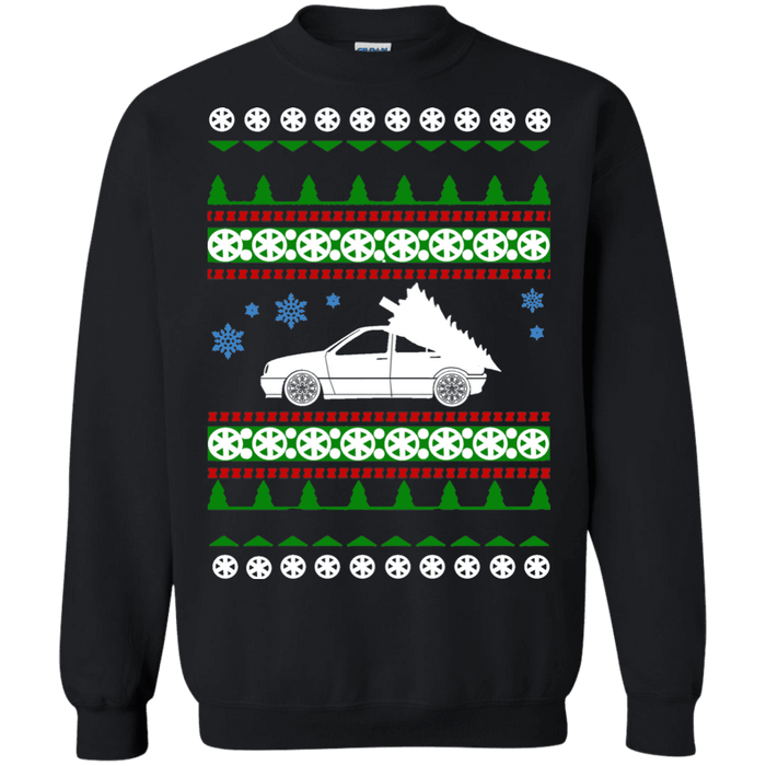 german car car like a mk3 Golf GTI Ugly Christmas Sweater sweatshirt