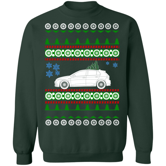 German Car Mk8 GTI GOLF Ugly Christmas Sweater Sweatshirt