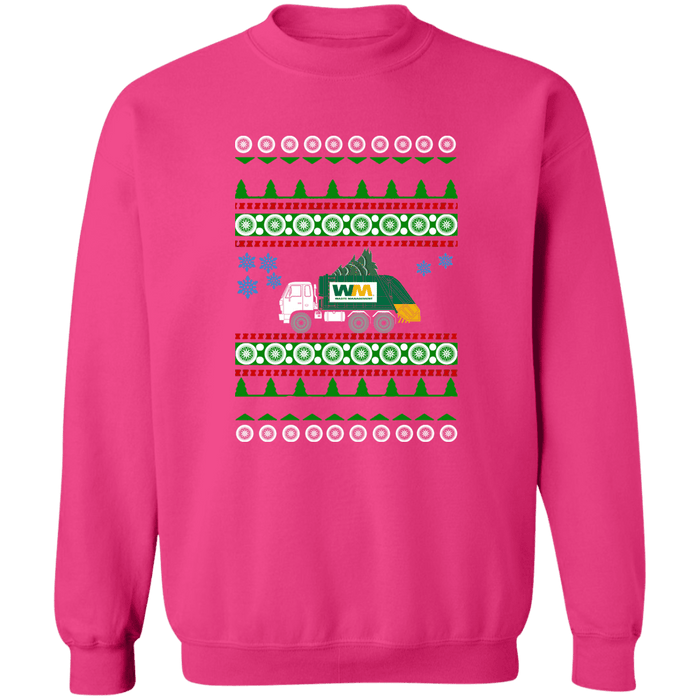 Version2 Garbage Truck Ugly Christmas Sweater Sweatshirt