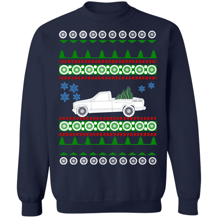 Truck Chevy Chevrolet 454 SS Ugly Christmas Sweater Sweatshirt