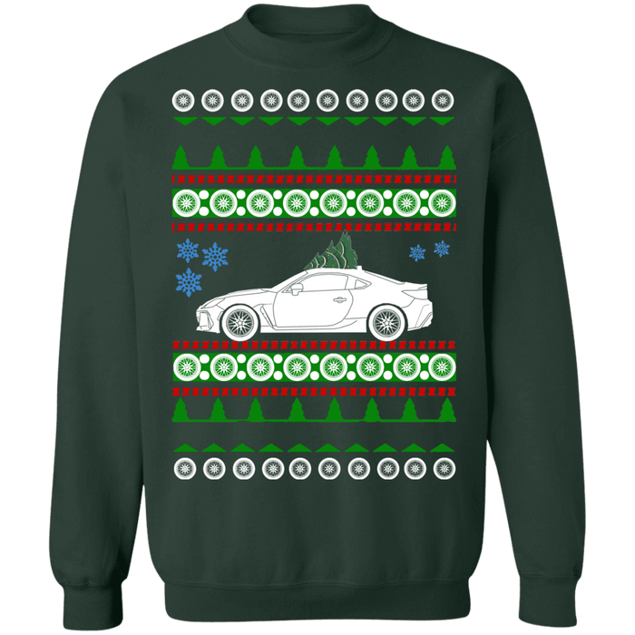 Japanese Car BRZ 2022 Ugly christmas sweater