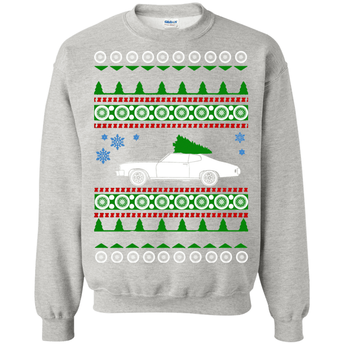 chevy chevelle ugly christmas sweater sweatshirt