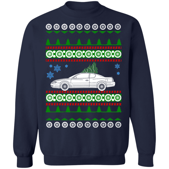 Chevy Monte Carlo 2004 Ugly Christmas Sweater Sweatshirt sweatshirt