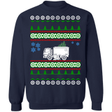 Street sweeper truck ugly christmas sweater sweatshirt
