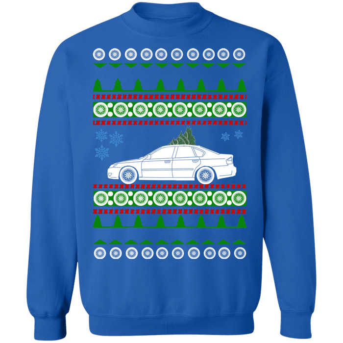 Car like a  Japanese Car Legacy 4th gen Ugly christmas Sweater 2009