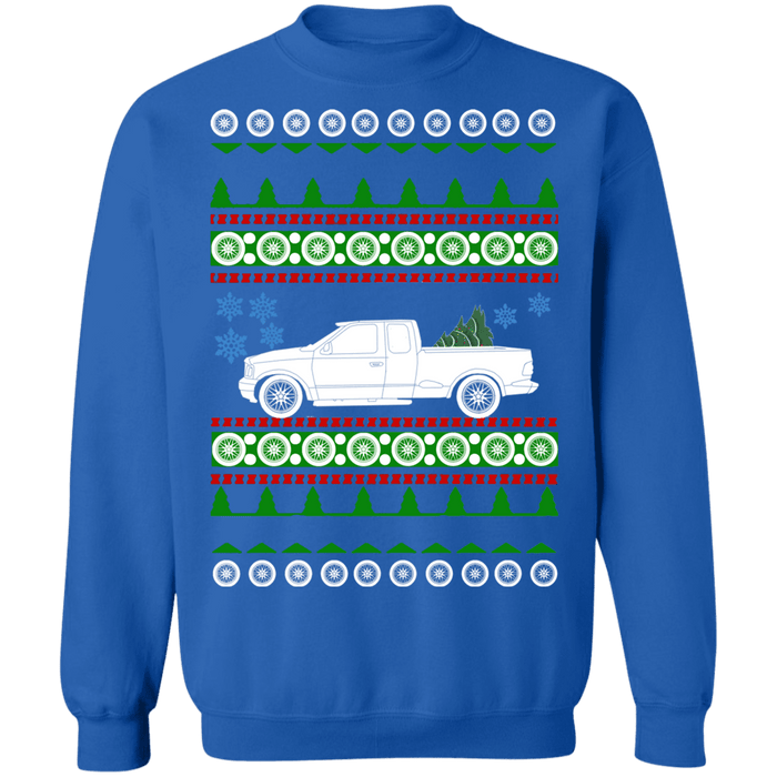 Truck 2002 Ford F150 Ugly Christmas Sweater Sweatshirt