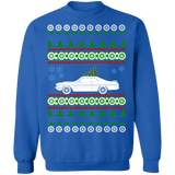 american car or truck like a  Demon Ugly Christmas Sweater 1971