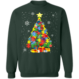 Autism Christmas Tree Holiday Sweater sweatshirt
