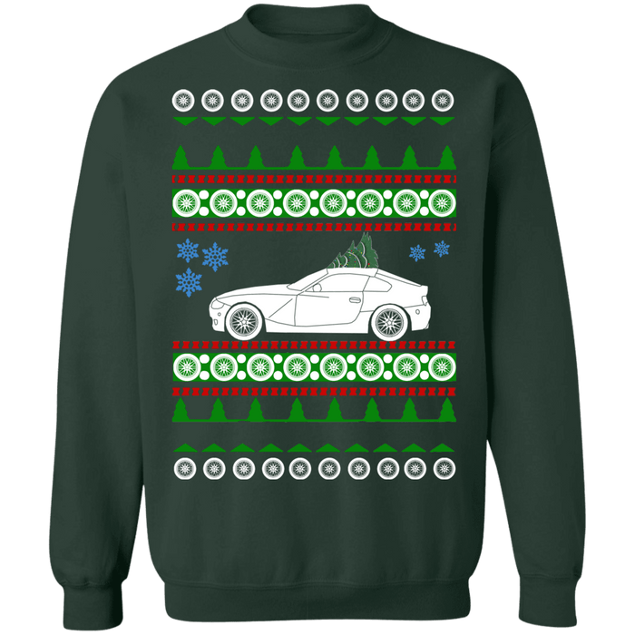 BMW Z4 M Coupe Ugly Christmas Sweater like 2007