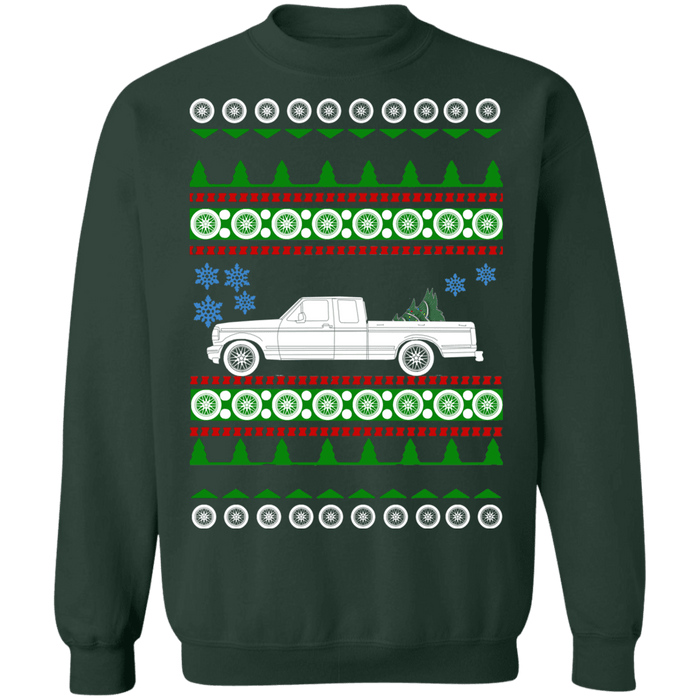 truck 1992 Ford F150 ugly christmas sweater sweatshirt