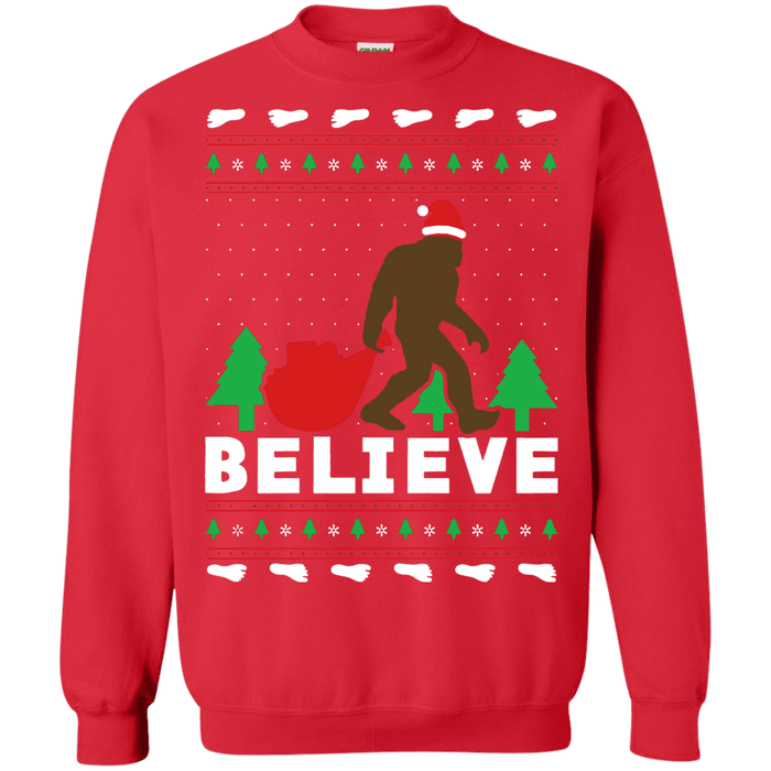 Sasquatch BigFoot Ugly Christmas Sweater sweatshirt