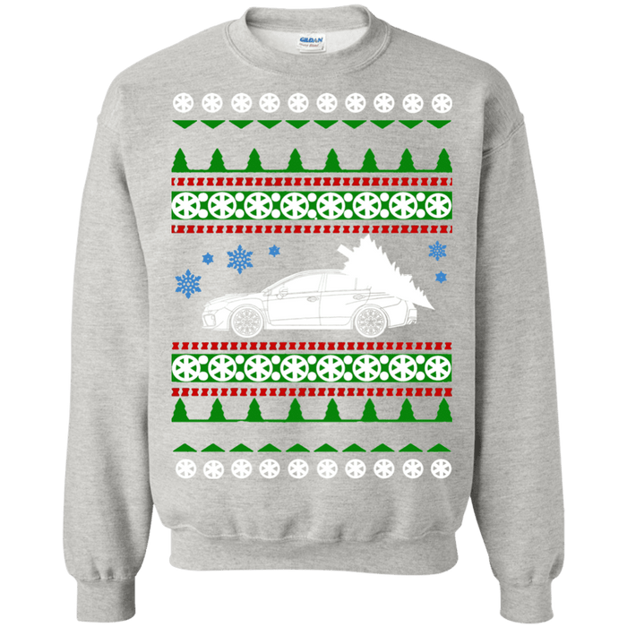 Japanese Car 2017 WRX STI sedan Ugly Christmas Sweater sweatshirt