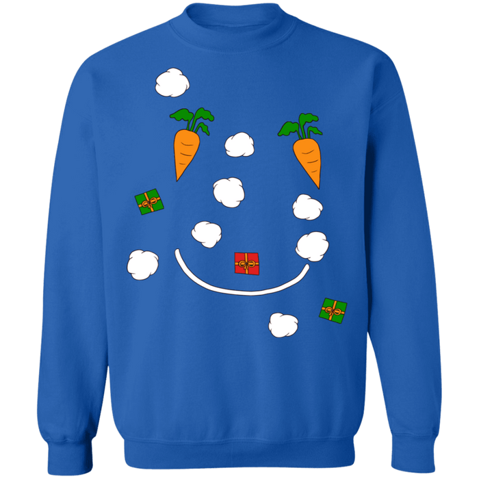 Snowman Face Ugly Christmas Sweater sweatshirt