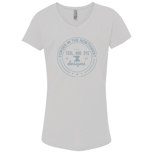 Tool and Dye Girls Forged gray logo t-shirt
