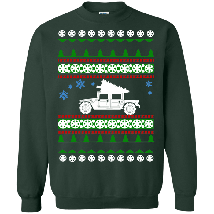 SUV like Hummer H1 Ugly Christmas Sweater sweatshirt