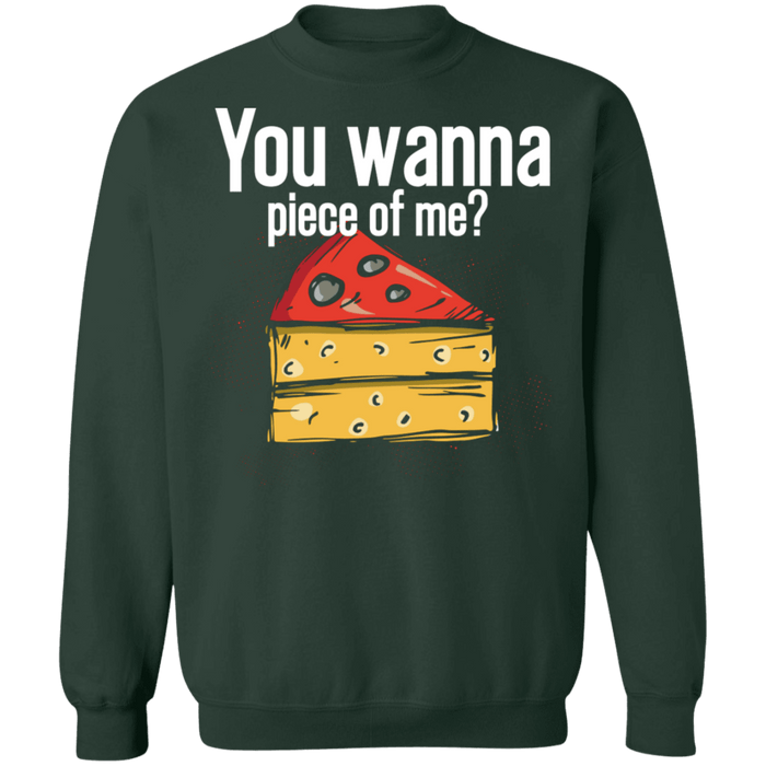 You want a piece of me ugly sweater pizza cake