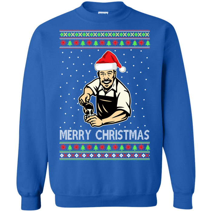 Barista Ugly Christmas Sweater sweatshirt