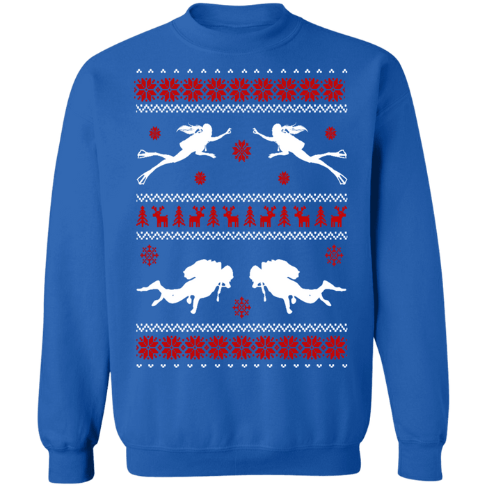 Scuba Diver Ugly christmas sweater diving