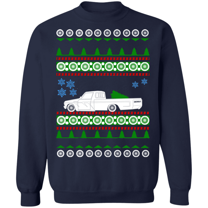 Pick up Truck Chevy LUV 1979 Ugly Christmas Sweater sweatshirt