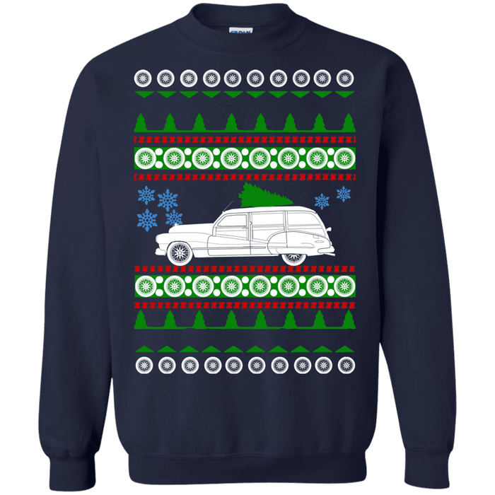 Buick Woody Wagon Hot Rod Ugly Christmas Sweater sweatshirt